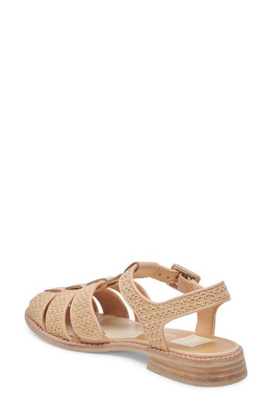 Holis Fisherman Sandal In Light Natural Raffia Product Image