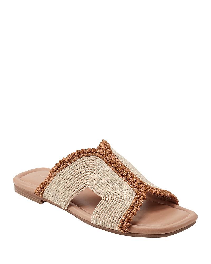 Marc Fisher Ltd. Womens Nashie Square Toe Woven Slide Sandals Product Image