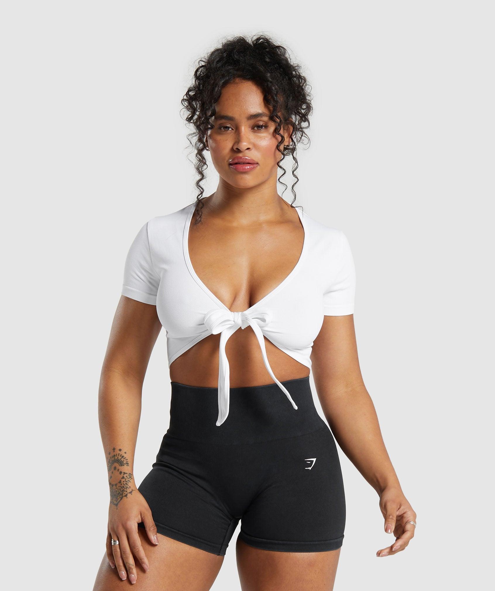 Gains Seamless Fitted Crop Top Product Image