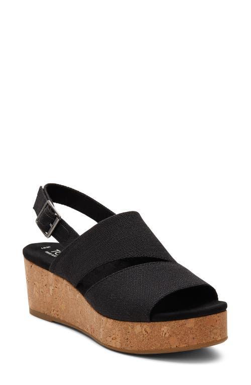 TOMS Claudine Platform Wedge Sandal Product Image