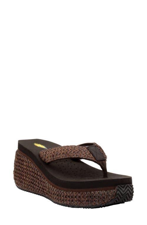 Volatile Island Platform Flip Flop Product Image