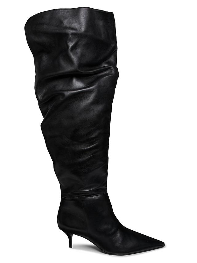 Womens Ashlee Leather Over-the-Knee Boots Product Image