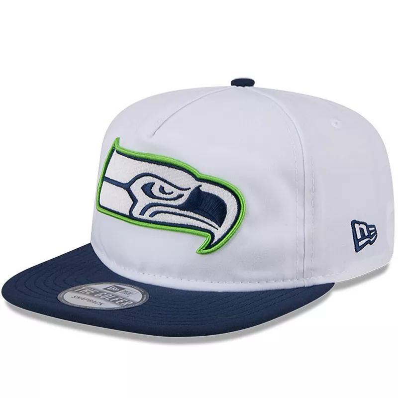 New Era Mens White Seattle Seahawks 2024 Nfl Training Camp Golfer Snapback Hat - White Product Image