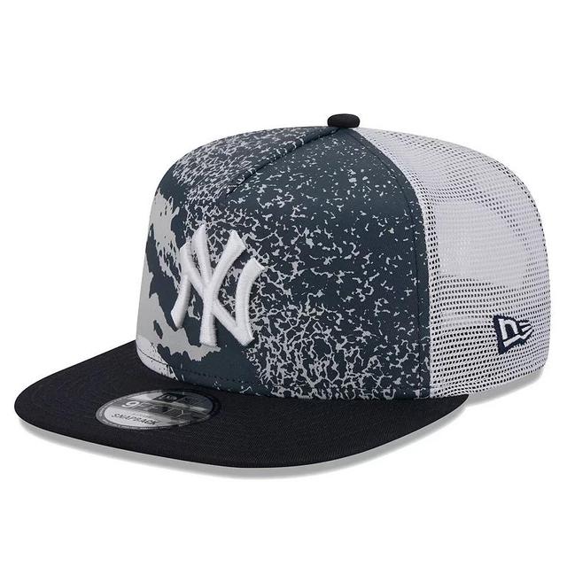 Mens New Era New York Yankees Court Sport 9FIFTY Snapback Hat, Blue Product Image