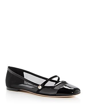 Jimmy Choo Womens Elisa Mary Jane Flats Product Image