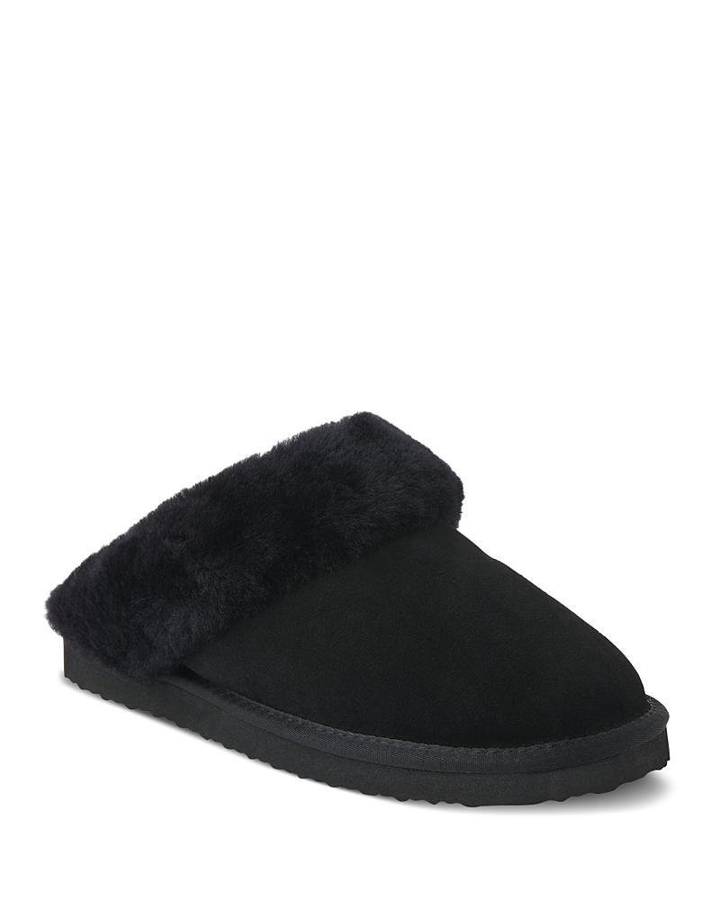 Whistles Womens Emilia Shearling Cuff Slippers Product Image