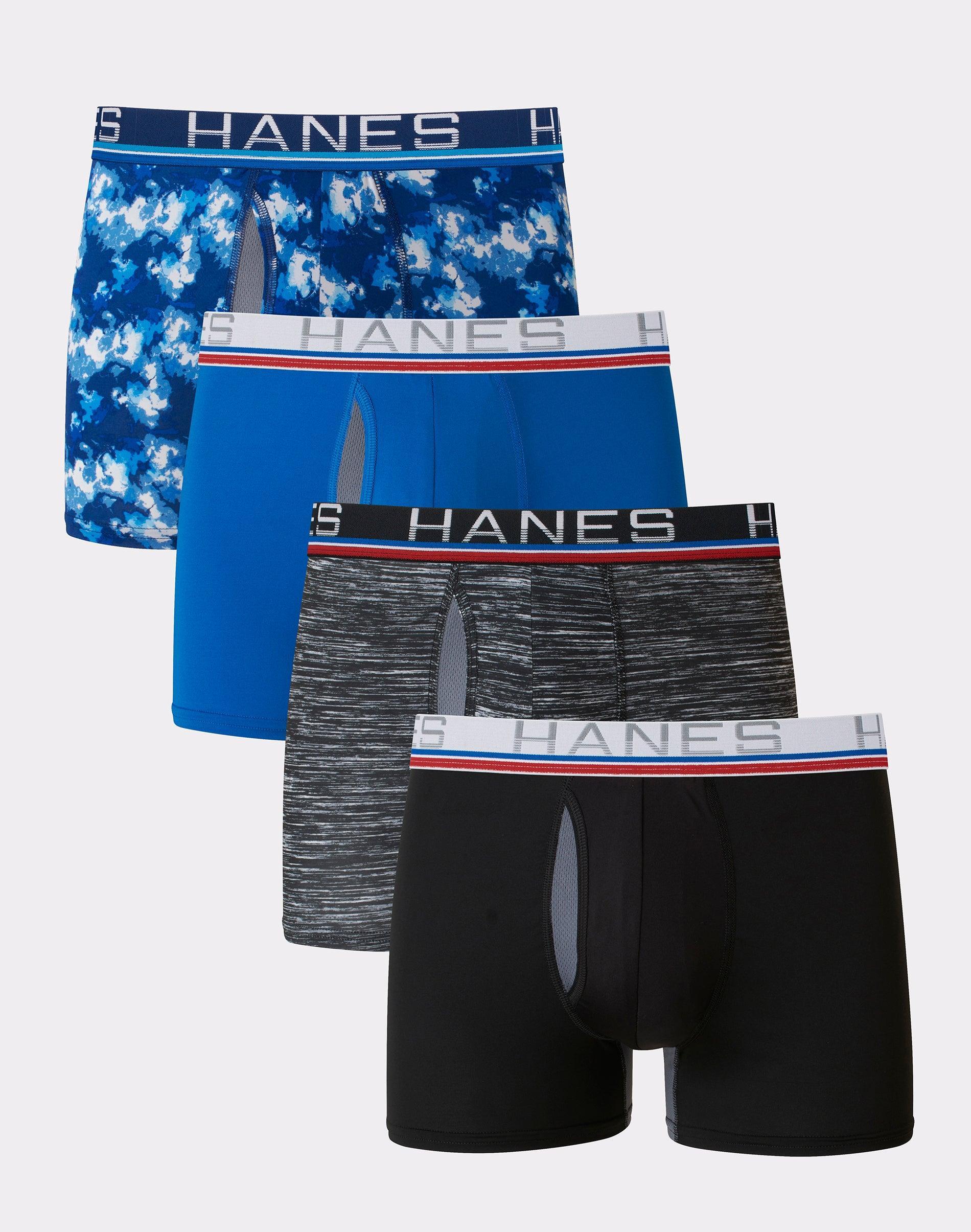 Mens Hanes Ultimate 4-pack X-Temp Comfort-Flex Fit Total Support Pouch Trunks Product Image