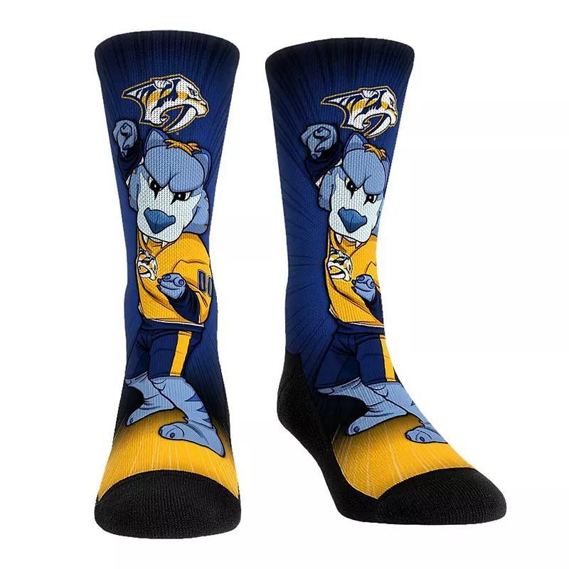 Rock Em Socks Nashville Predators Mascot Pump Up Crew Socks, Mens Product Image