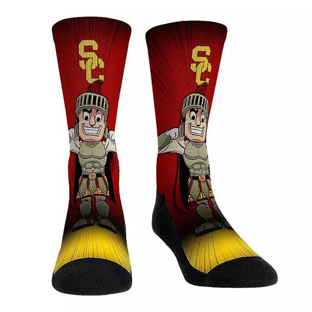 Rock Em Socks USC Trojans Mascot Pump Up Crew Socks, Mens Product Image