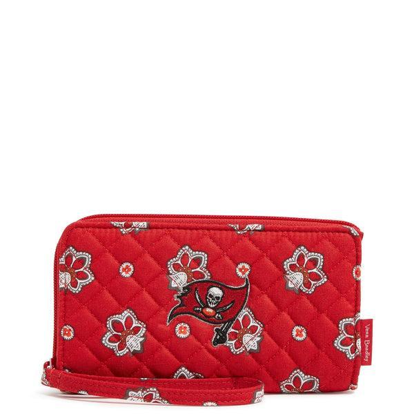 Vera Bradley NFL RFID Front Zip Wristlet Women in Tampa Bay Buccaneers Bandana Product Image