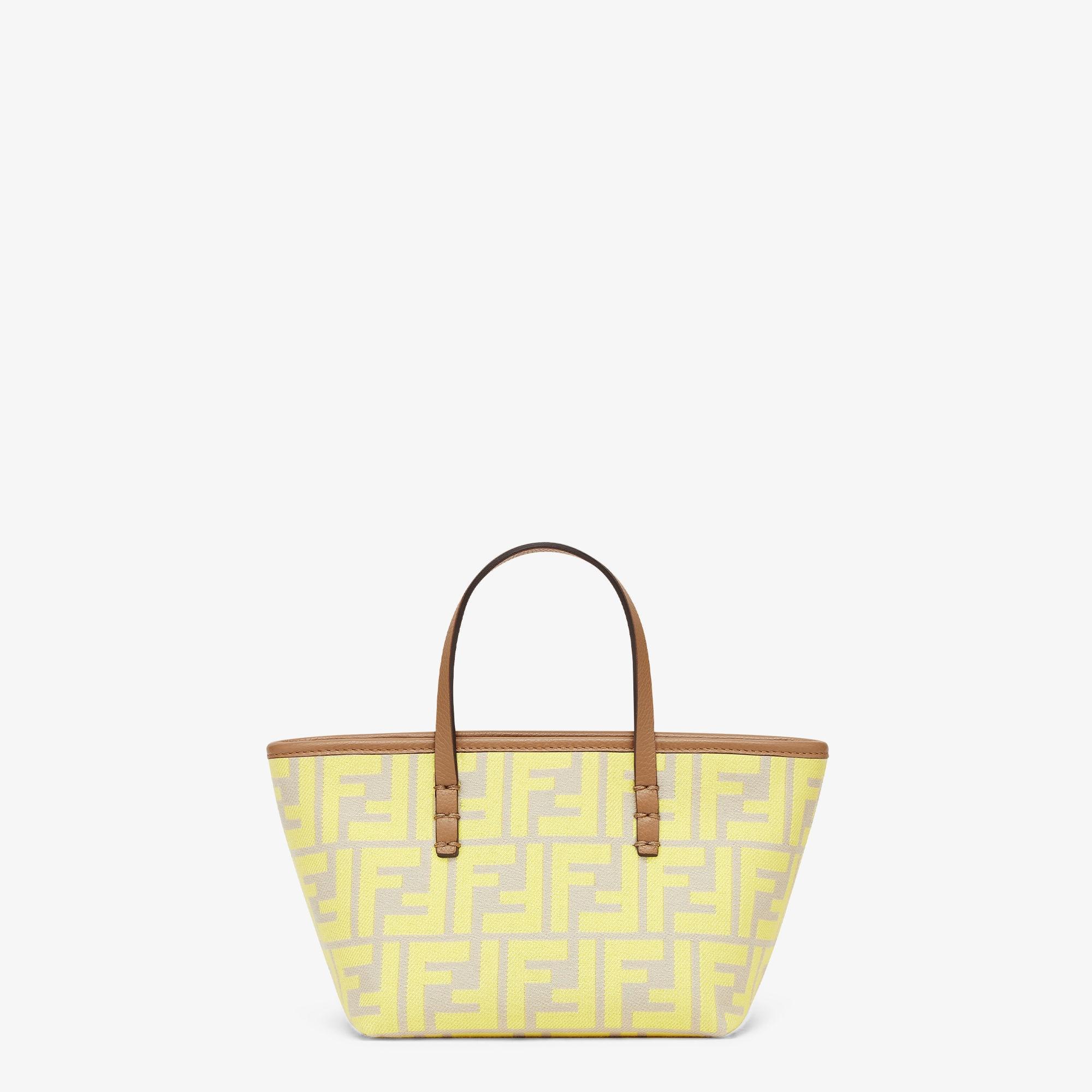 Roll MiniYellow FF jacquard mini bag Product Image