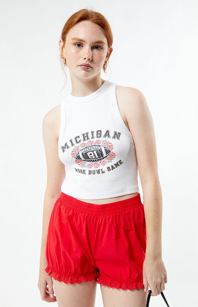 Champion Women's x Rose Bowl Michigan Fitted Tank Top Product Image