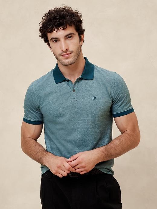 Slim Cotton Pique Polo Product Image