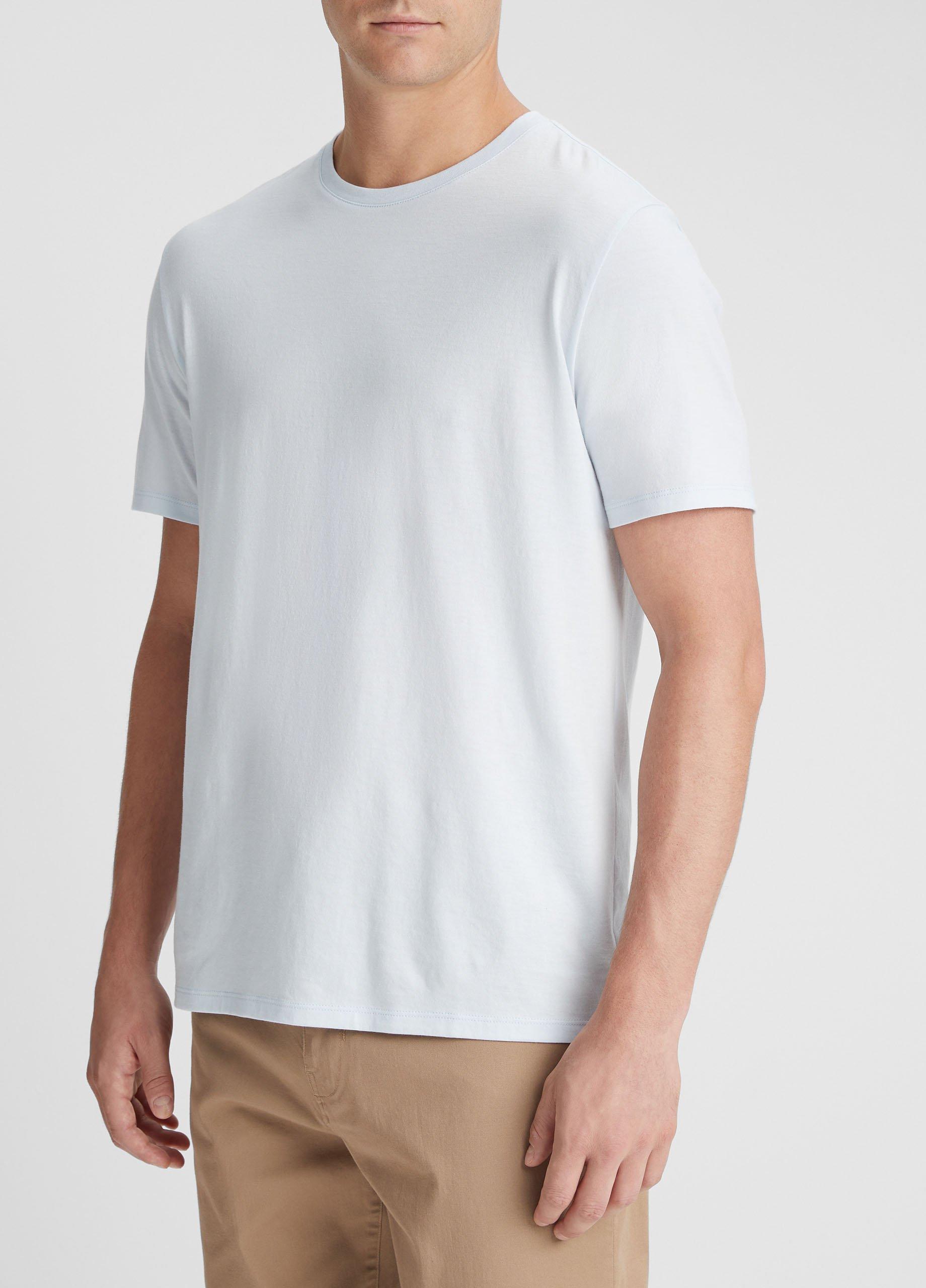 Pima Cotton Crew Neck T-Shirt Product Image