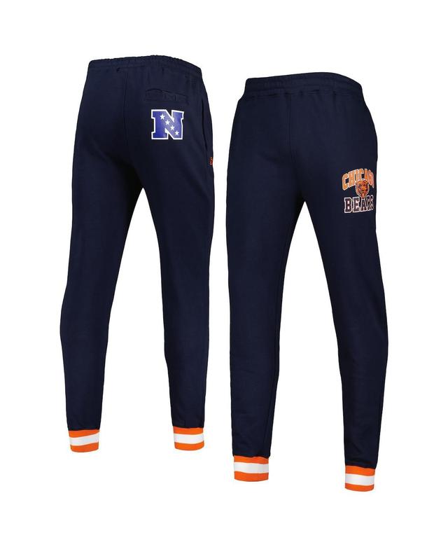 Mens Starter Chicago Bears Blitz Fleece Jogger Pants Blue Product Image