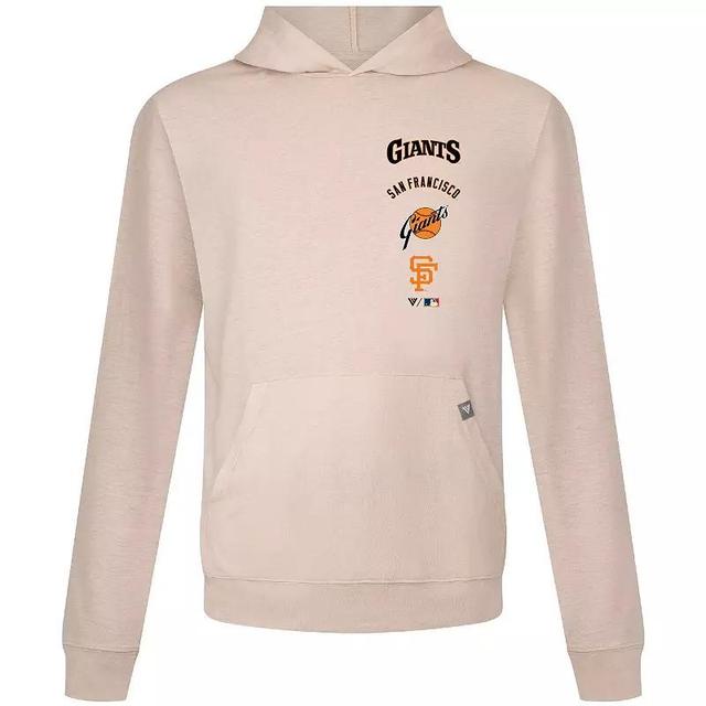 Mens Levelwear Cream San Francisco Giants Base Line Pullover Hoodie Product Image