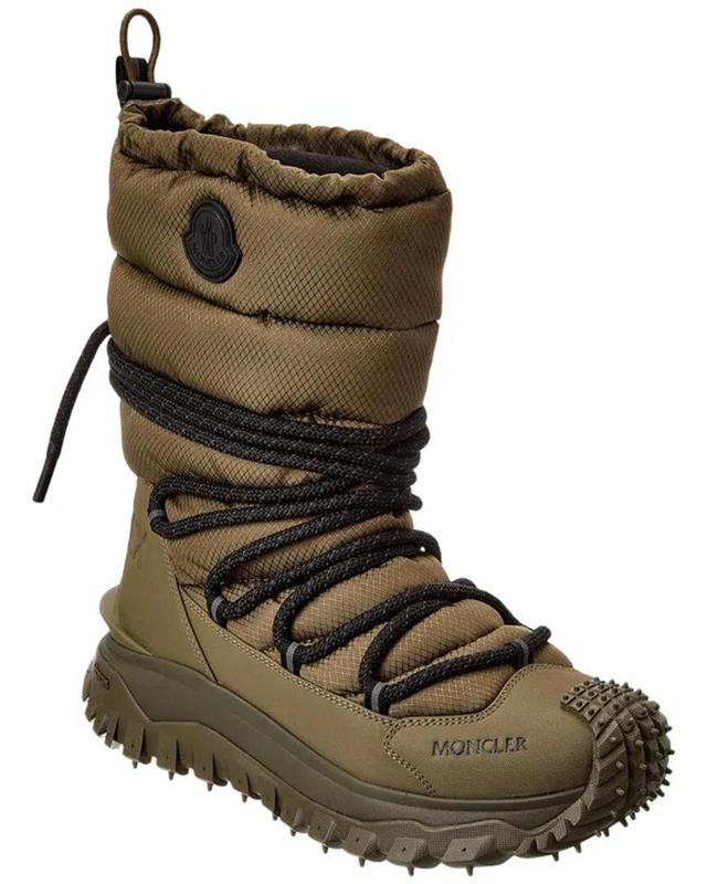 MONCLER Trailgrip Apres High Boot In Green Product Image