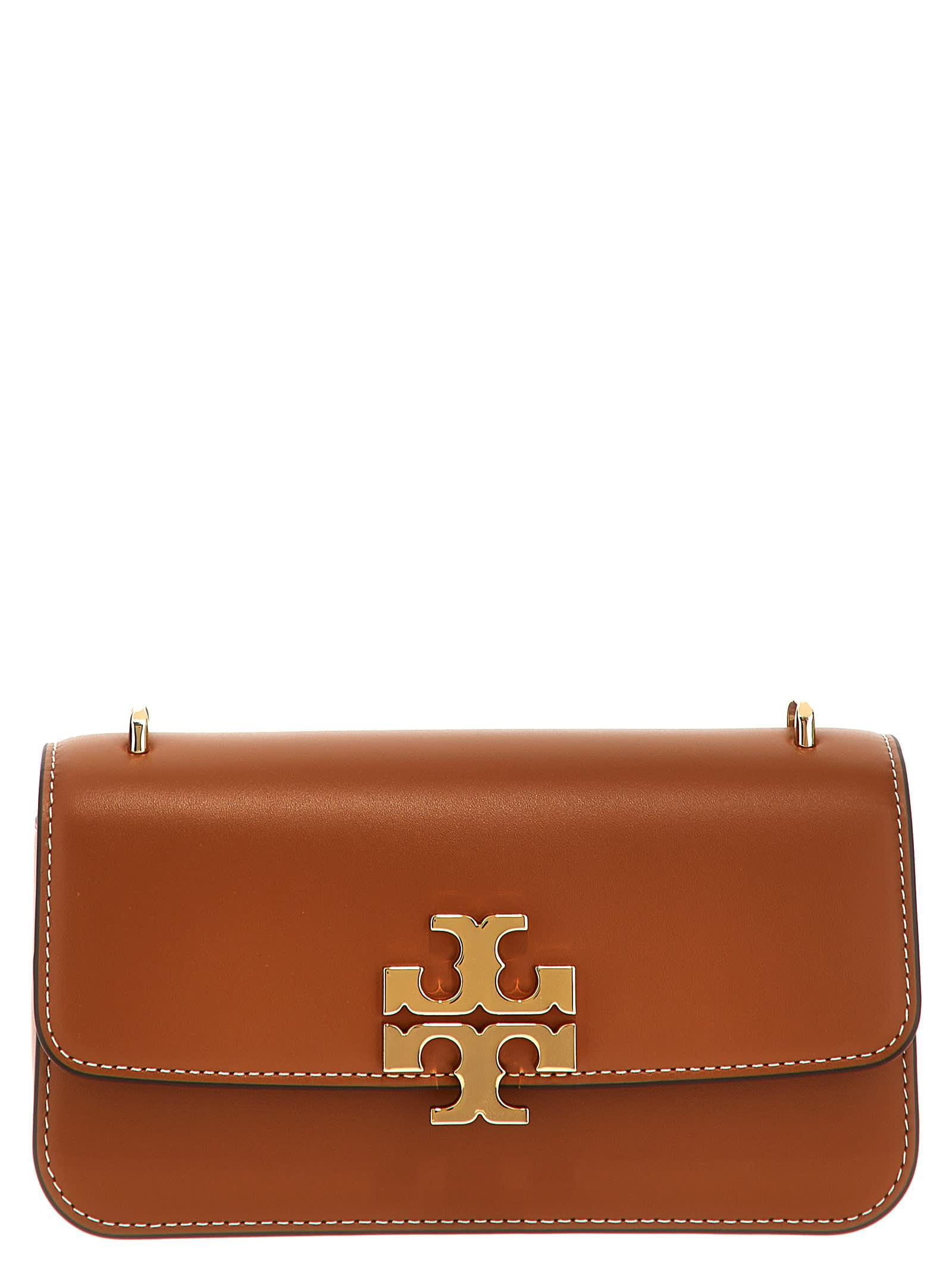 Eleanor Small Brown Leather Crossbody Bag Product Image