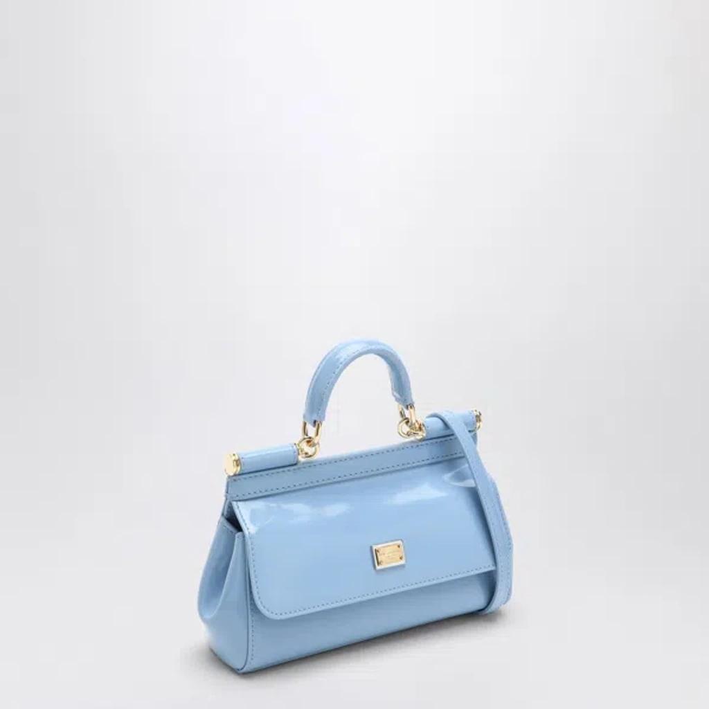 DOLCE & GABBANA Dolce&gabbana Sicily Small Light Blue Handbag Product Image