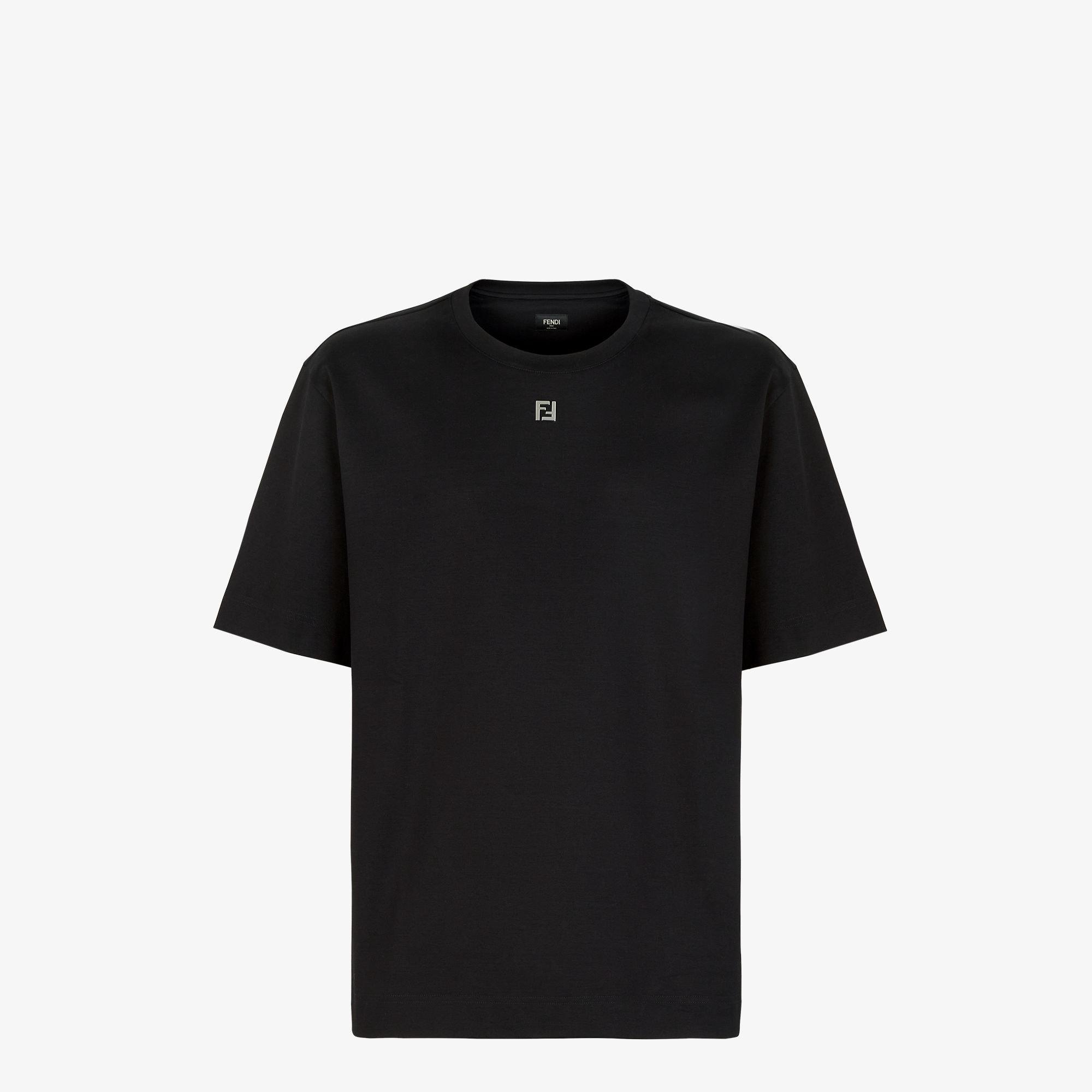 T-ShirtBlack cotton T-shirt Product Image