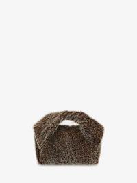 MEDIUM TWISTER - MOHAIR TOP HANDLE BAG in brown | JW Anderson US  Product Image