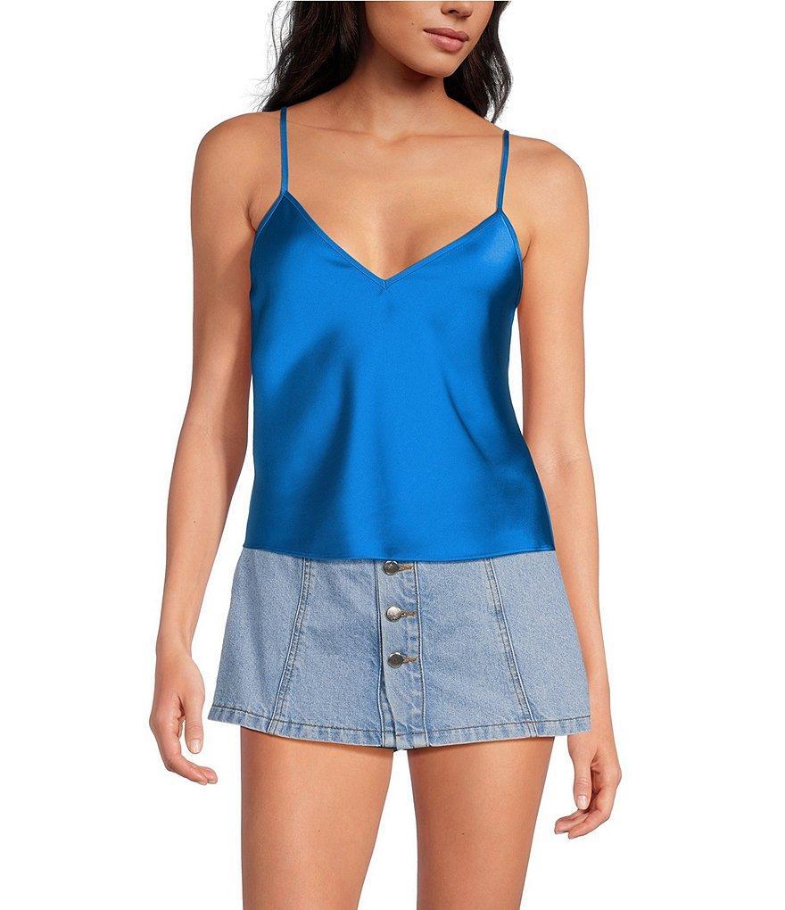 Gianni Bini Harper Satin V-Neck Cami Product Image