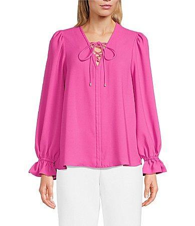 Trina Turk Zahara Top (Whitewash) Women's Clothing Product Image