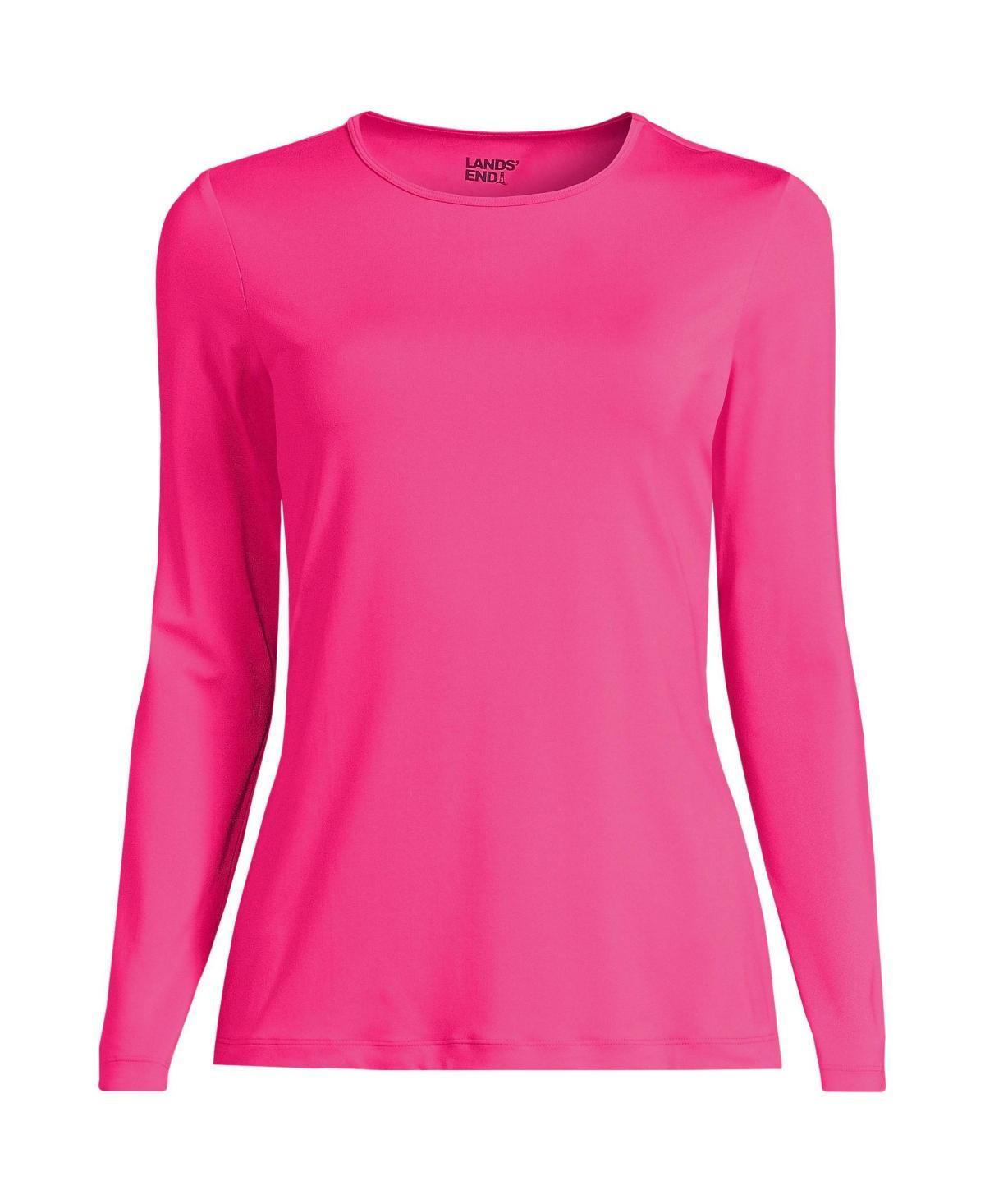 Plus Size Lands End UPF 50 Long Sleeve Rash Guard, Womens Product Image