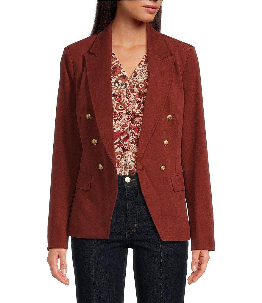 Sam Edelman Notch Collar Long Sleeve Blazer Product Image