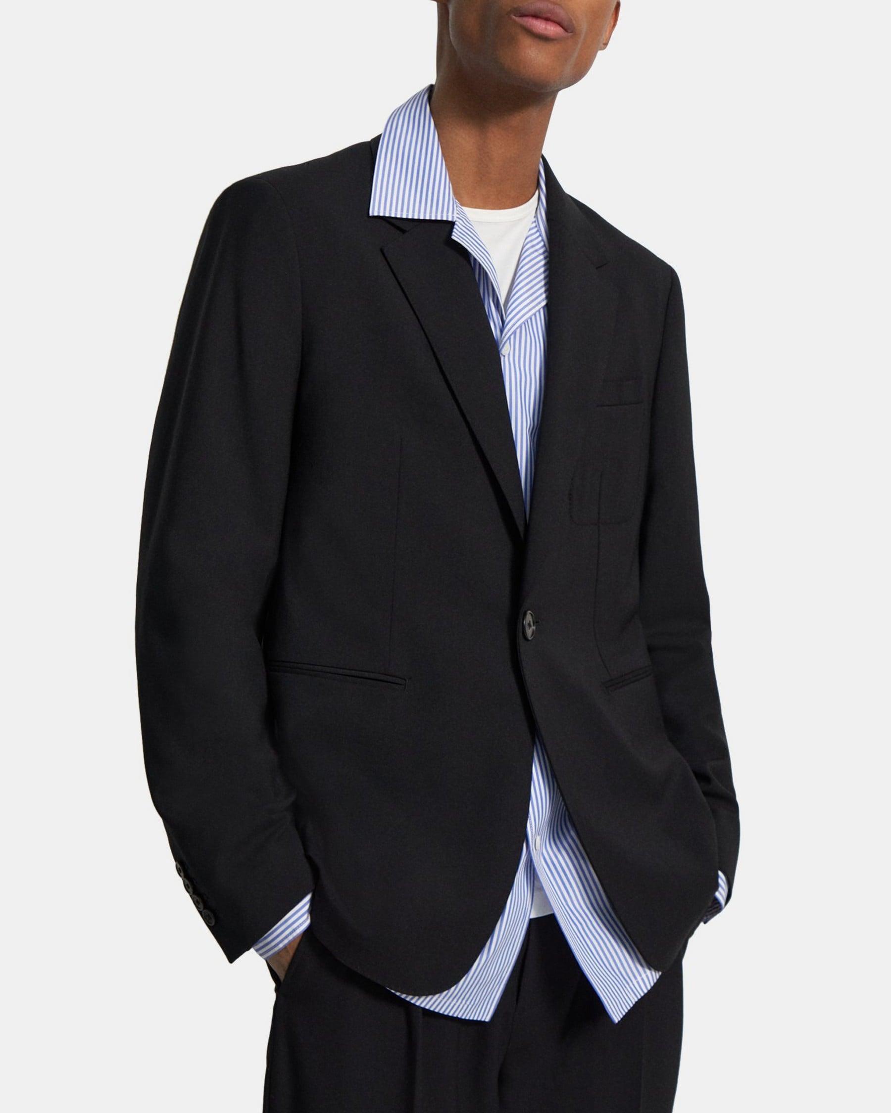 Wool Gabardine Tailored Blazer Product Image