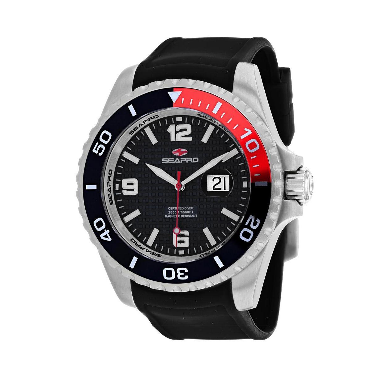 Seapro Mens Abyss 2000M Diver Watch Black Dial Watch - SP0740 - Black Product Image