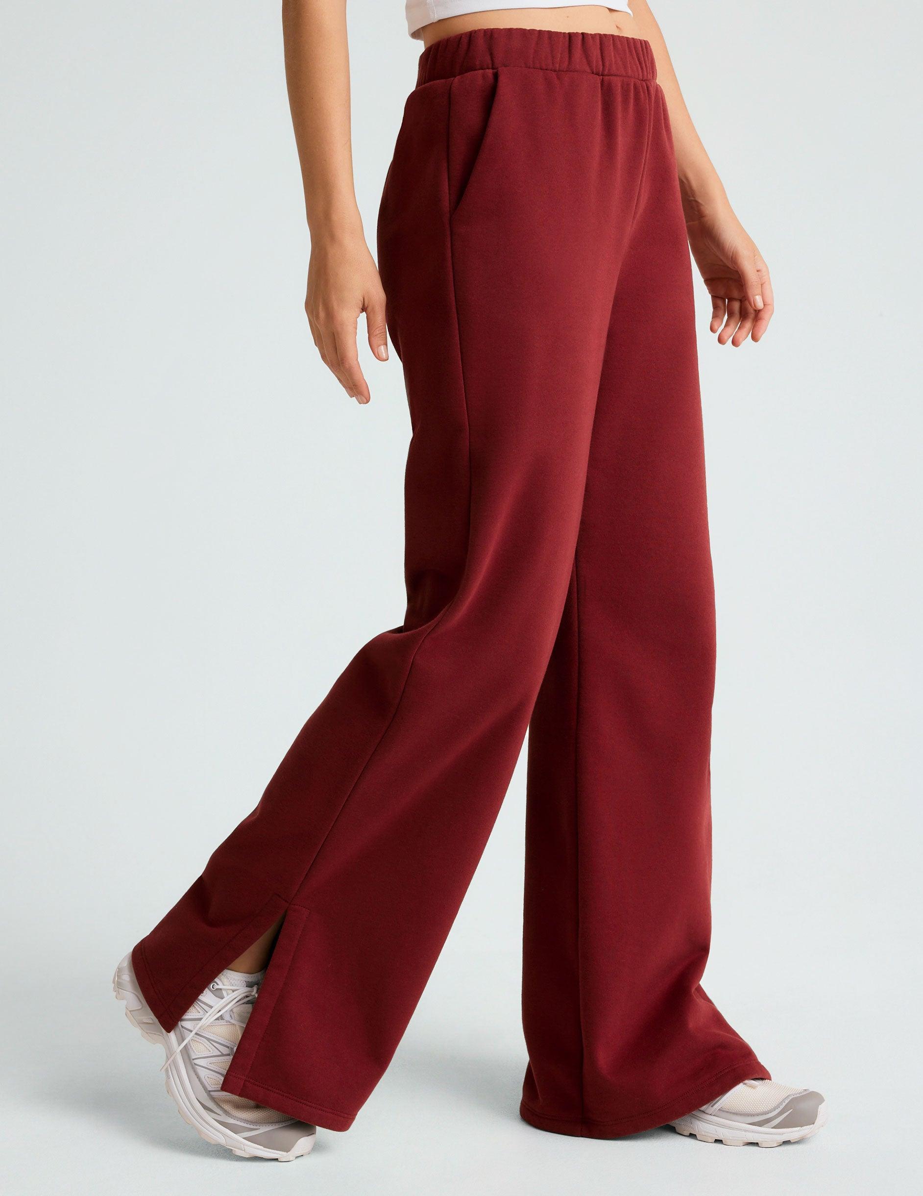 Open Ended Mid Rise Wide Leg Pant Product Image