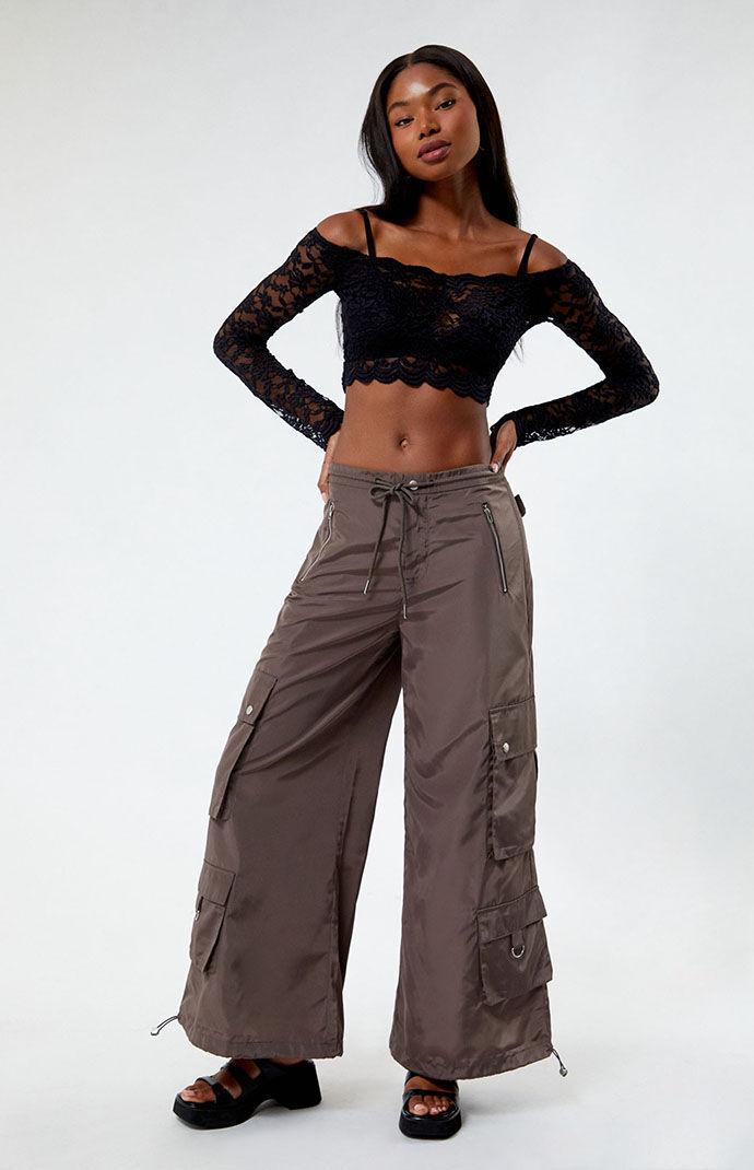 Women's Wide Leg Baggy Pants Product Image