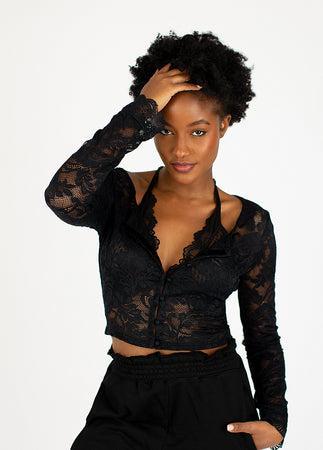 Tessa Top in Black Product Image