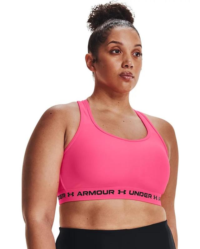 Women's Armour® Mid Crossback Sports Bra Product Image