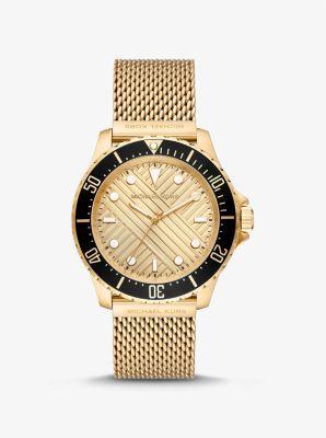 Oversized Pavé Logo -Tone Watch Product Image