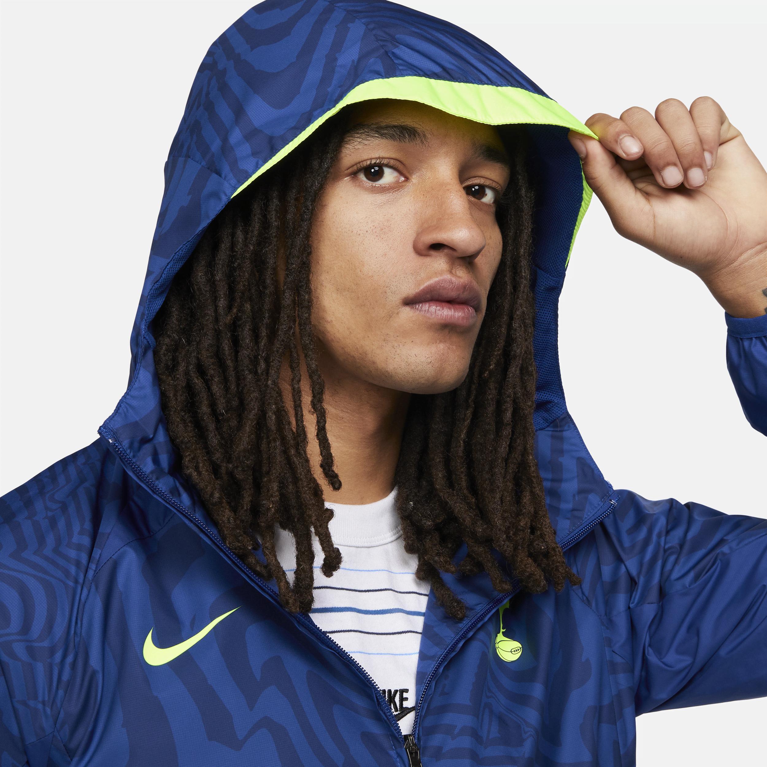 Mens Nike Blue Tottenham Hotspur AWF Performance Raglan Full-Zip Jacket Product Image