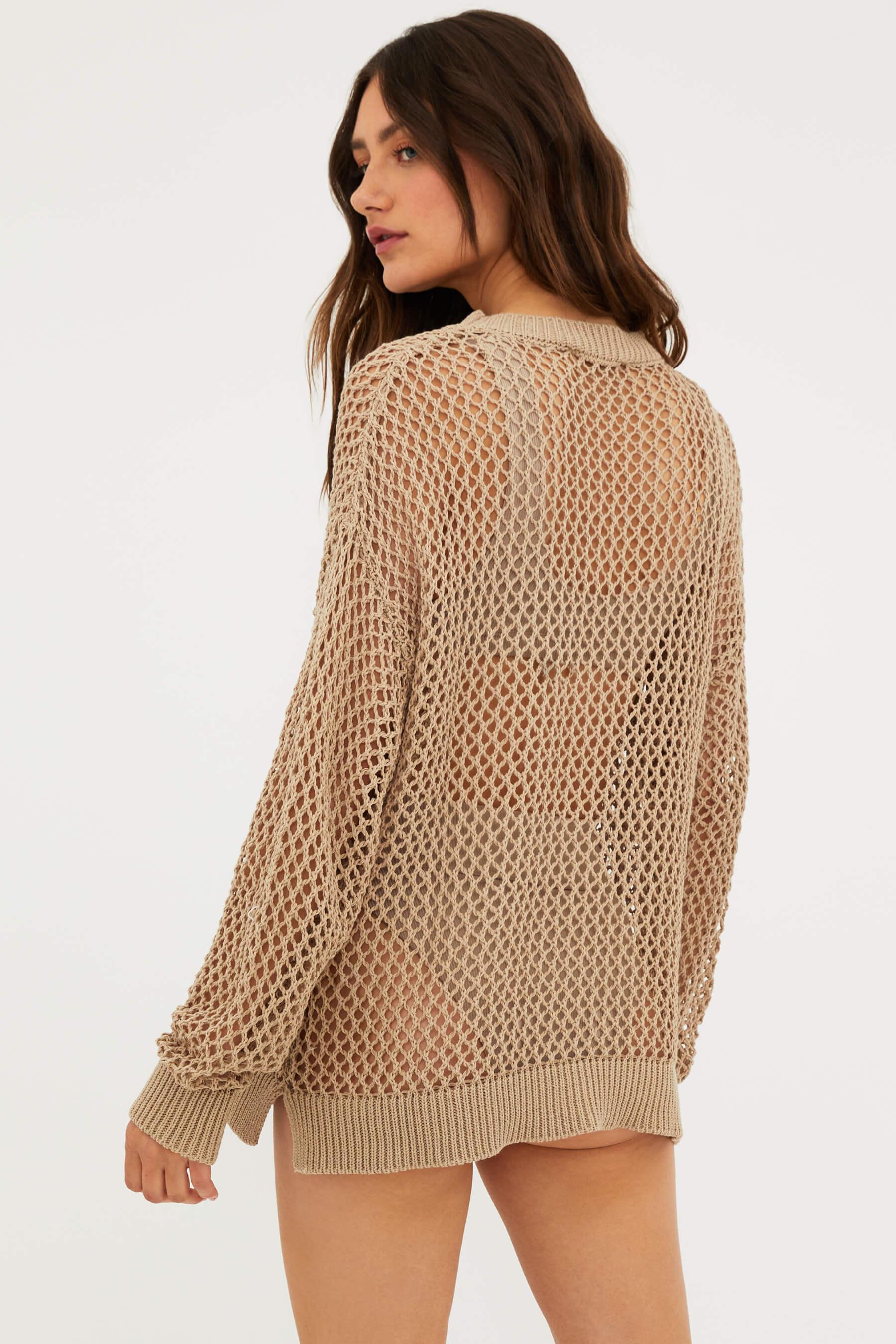 Hilary Sweater Tan Product Image