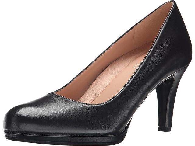 Naturalizer Michelle Leather Low Platform Pumps Product Image