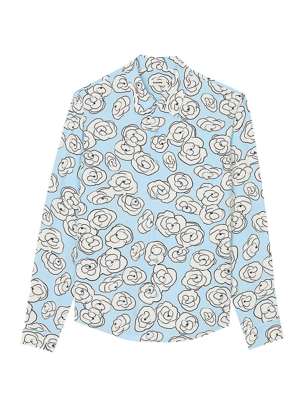 Mens Camellia Motif Shirt product image