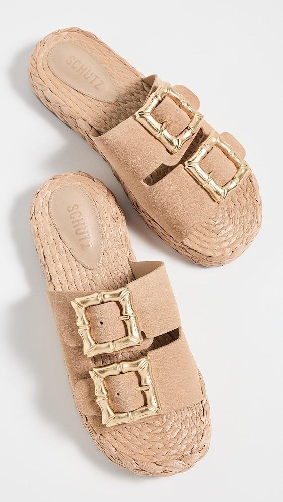 Schutz Enola Rope Flat Sandals | Shopbop Product Image