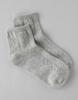 AE Pointelle Boyfriend Socks Product Image