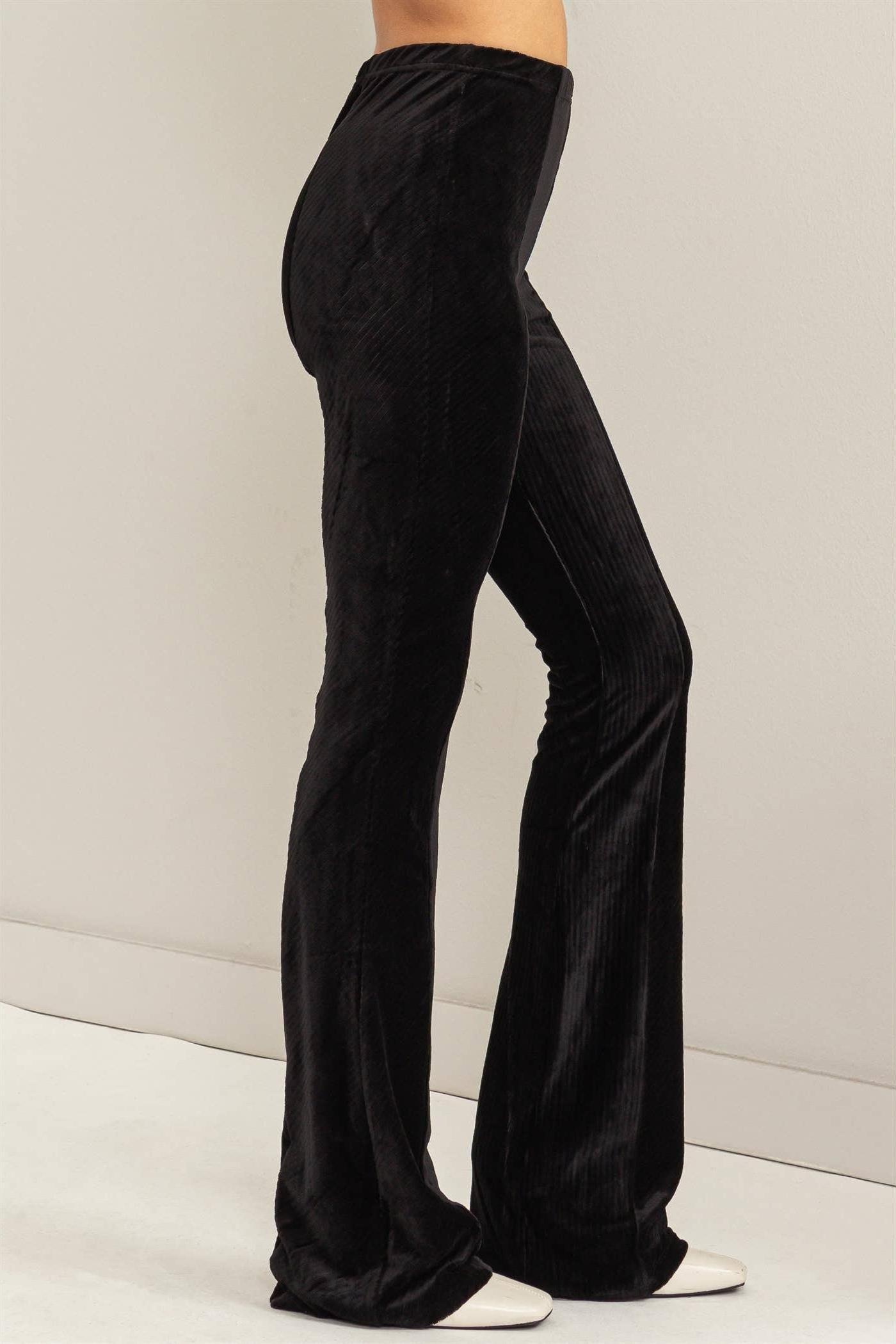 Everyday Essential Striped Velour Pants Product Image