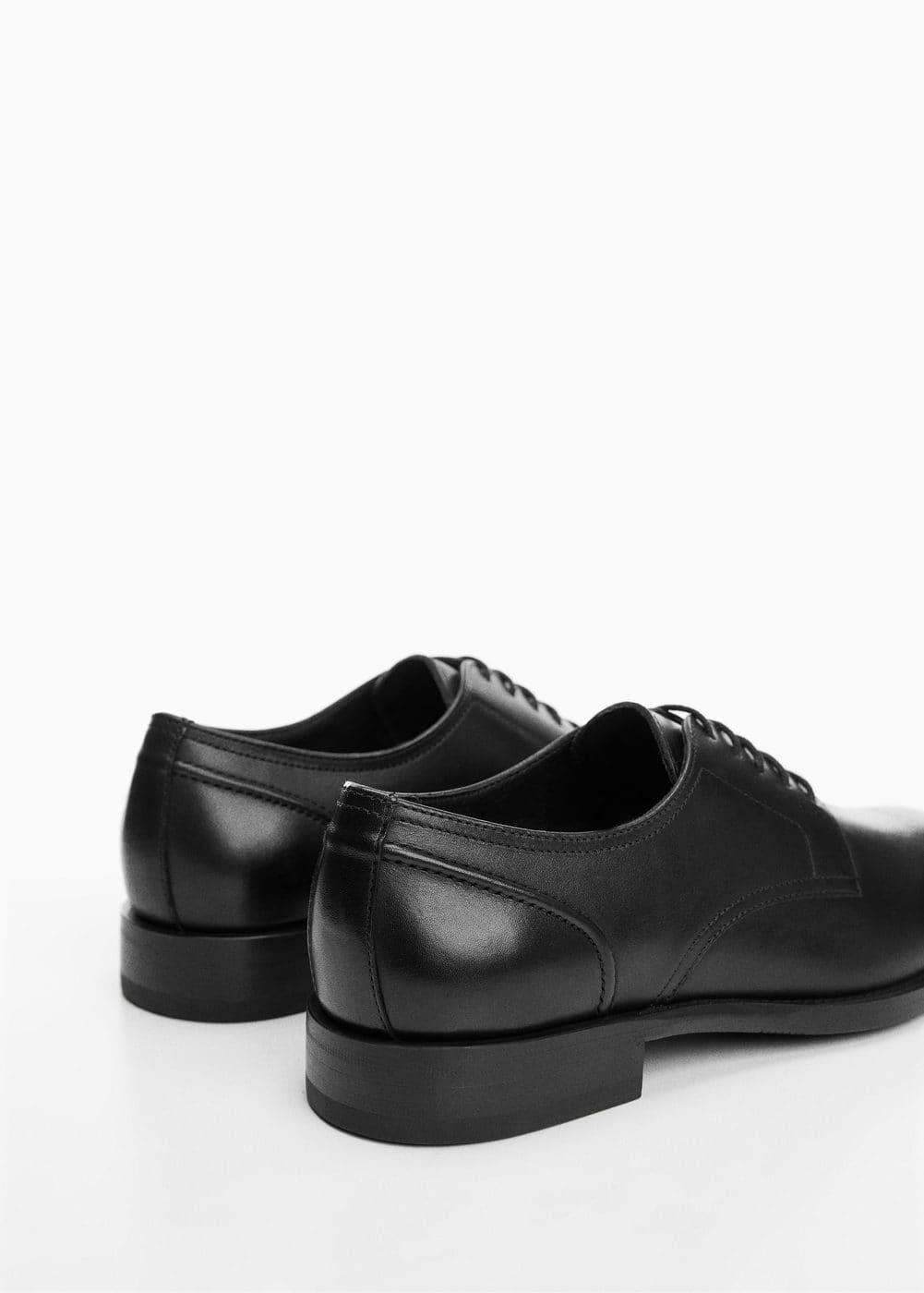 MANGO MAN - Leather suit shoes blackMen Product Image