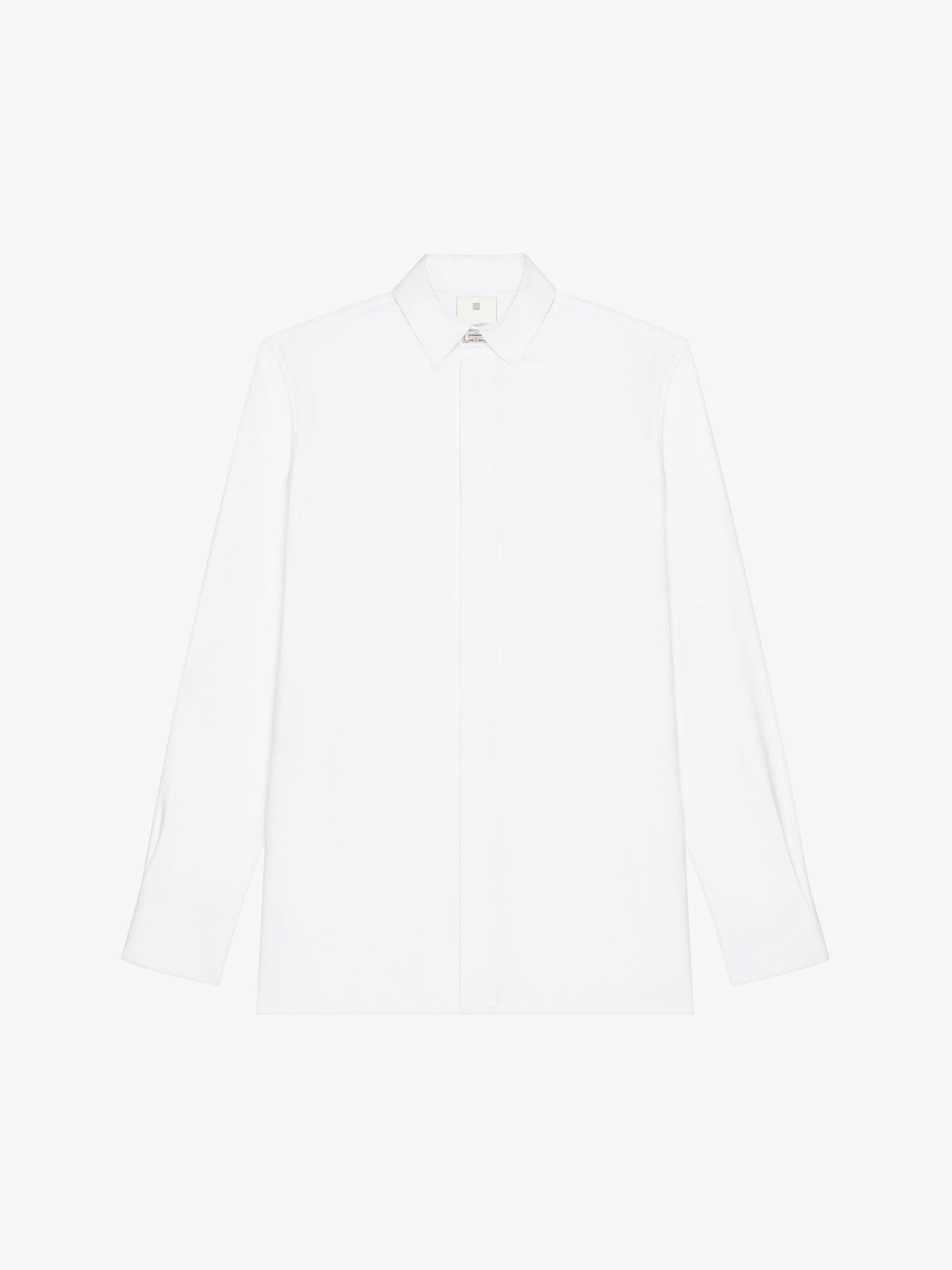 Shirt in cotton with 2G clip Product Image