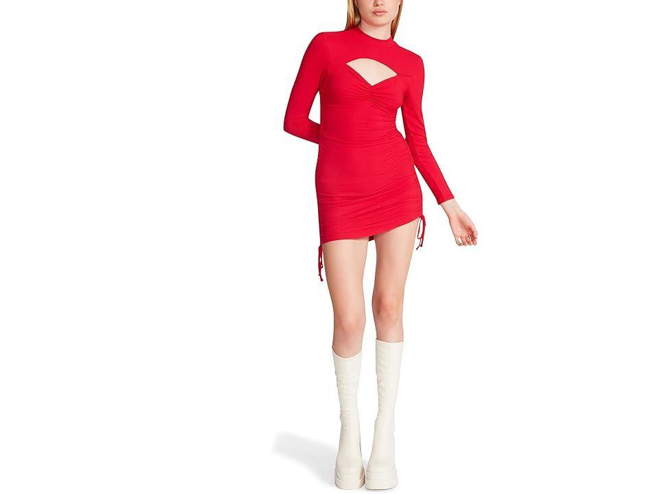 Steve Madden Chantal Dress (Bright Red) Women's Clothing Product Image