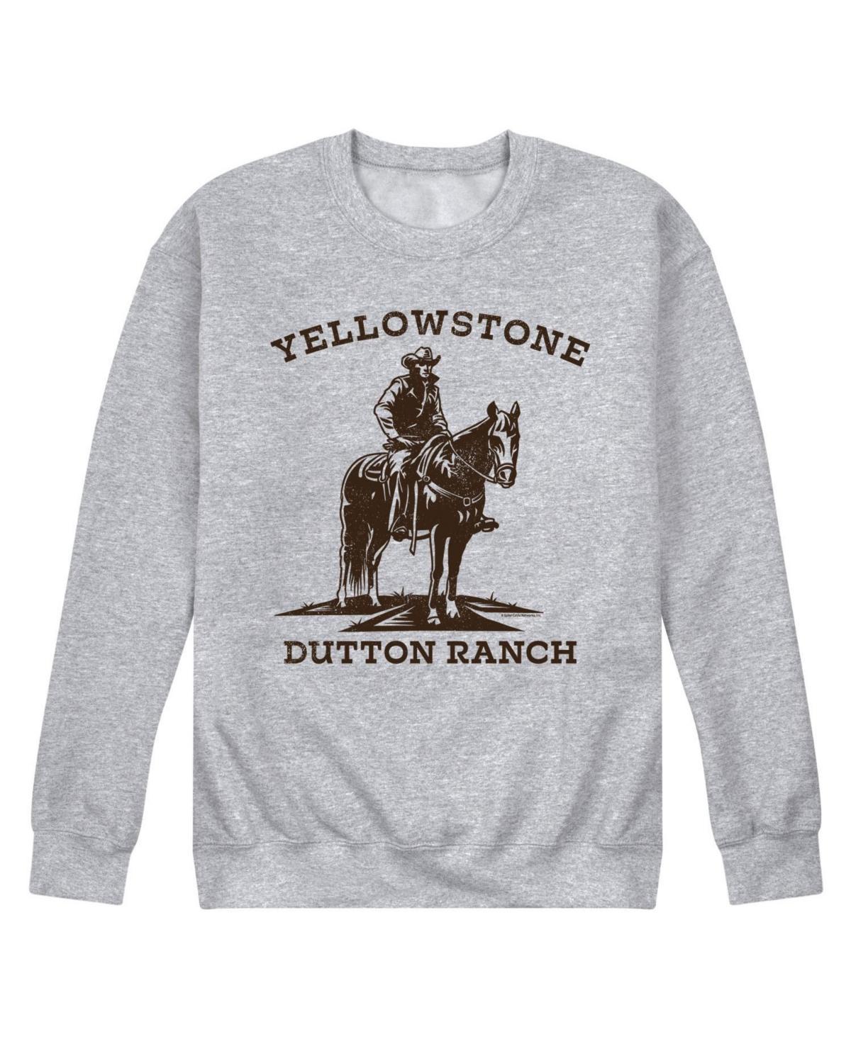 Mens Yellowstone Horse Fleece Sweatshirt Product Image