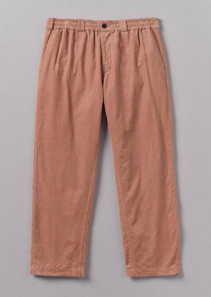 Soft Organic Cord Drawstring Pants | Rose Quartz Product Image