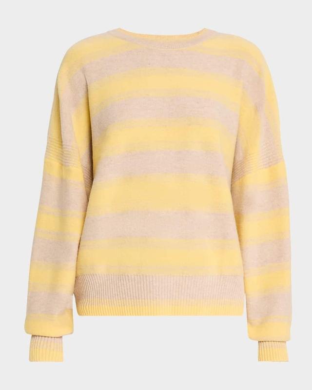 Striped Crewneck Wool Sweater Product Image