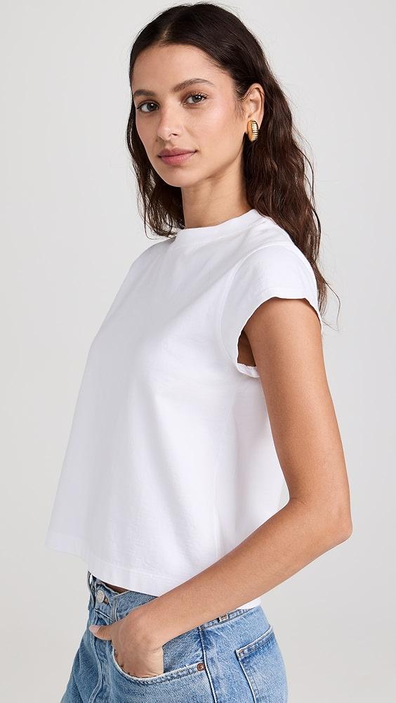 AGOLDE Bryce Cap Sleeve T-Shirt | Shopbop Product Image